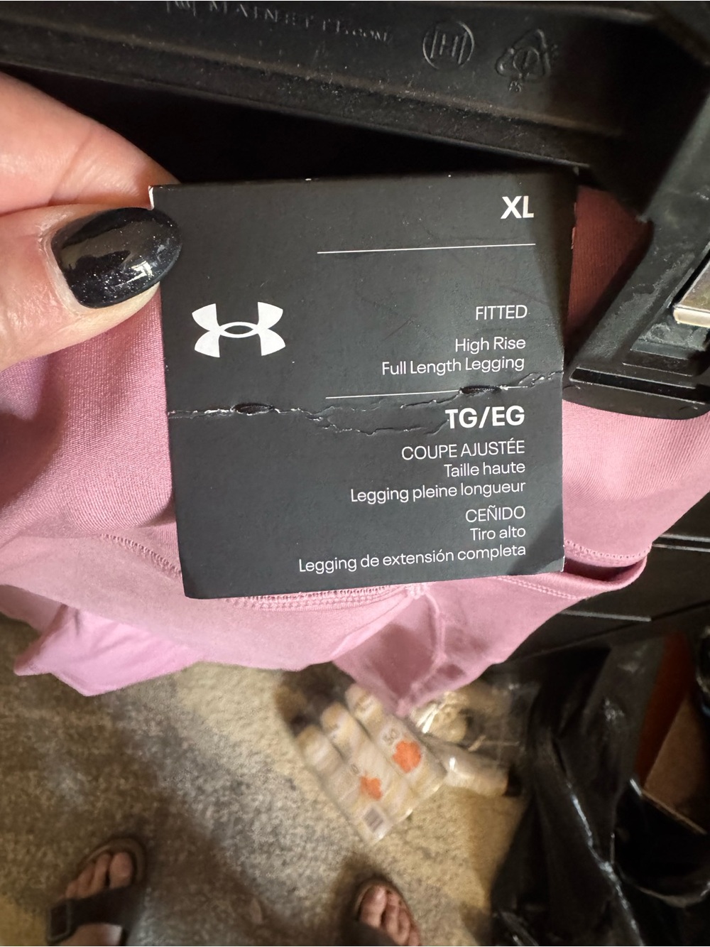 Under Armour Pink High-Rise Full Length Leggings